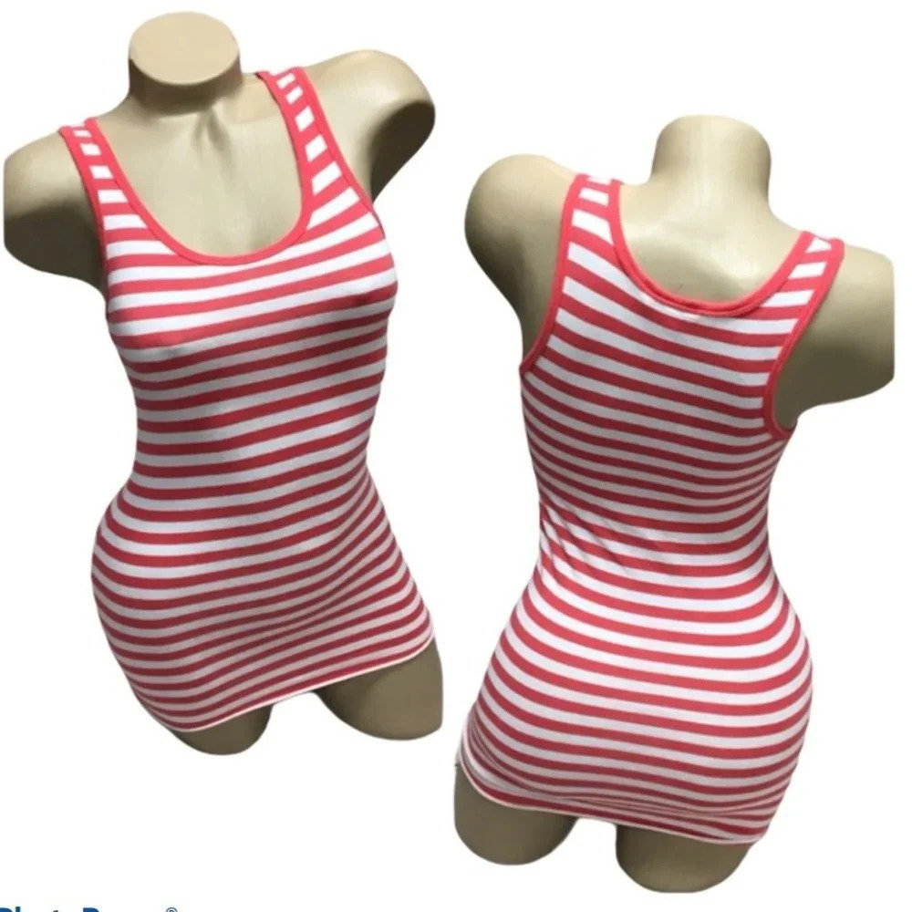 ❤️WS9 Aeropostale striped spandex tank top S
